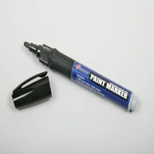 PAINT MARKERS - 6 MEDIUM POINT BLACK